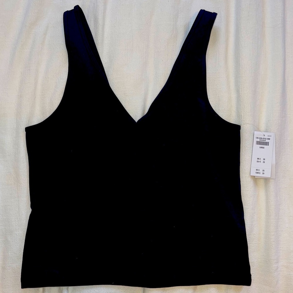 NWT Abercrombie Soft Seamless V-Neck Tank